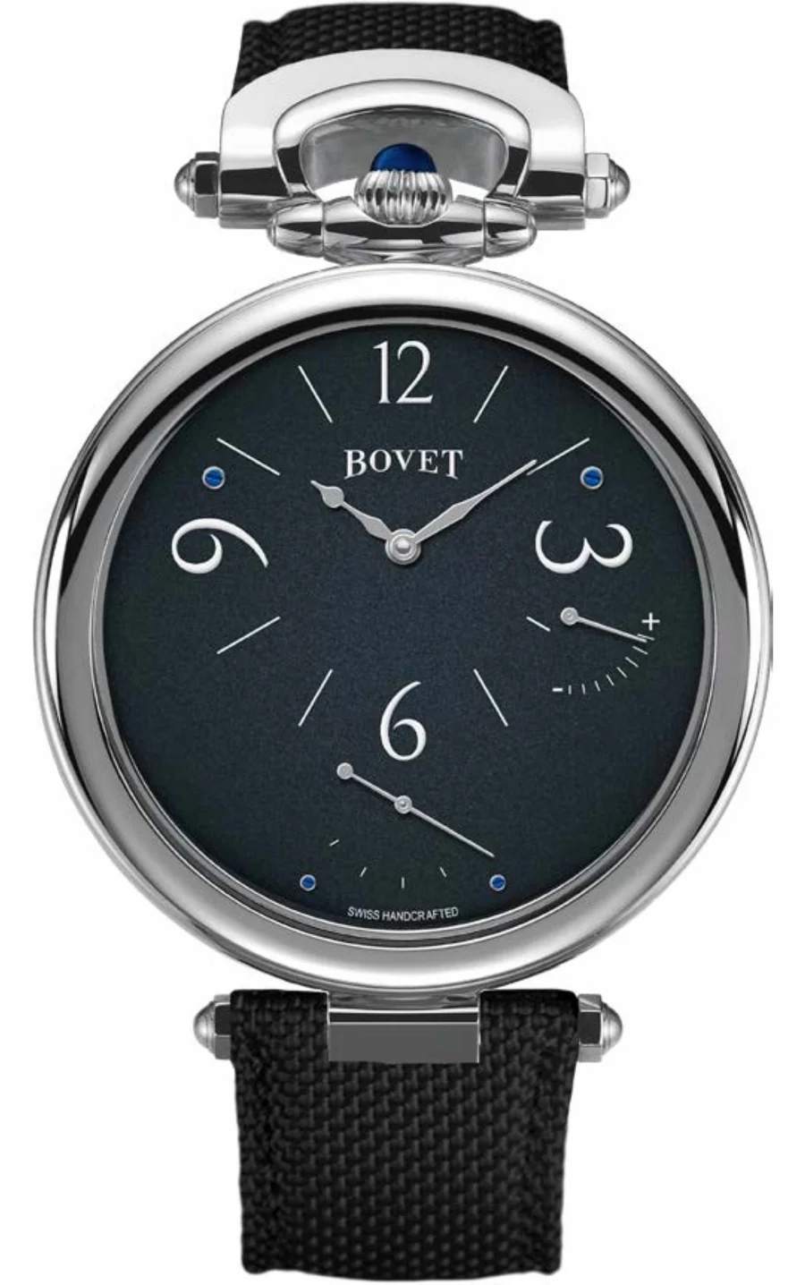 BOVET Fleurier 19Thirty Stainless Steel Thundery Dark Dial NTS0119