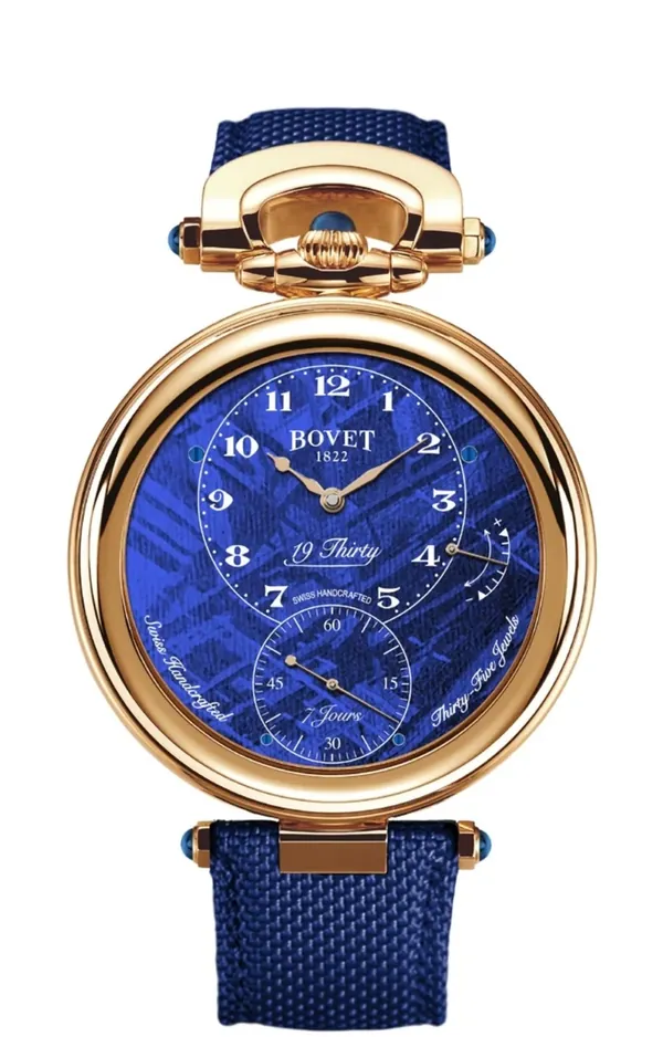 BOVET Fleurier 19Thirty NTR0099 Blue Meteorite