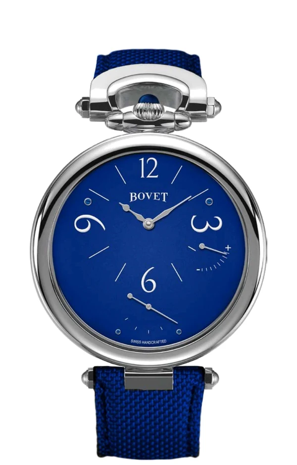 BOVET 19Thirty Stainless Steel Blue Lacquer NTS0117