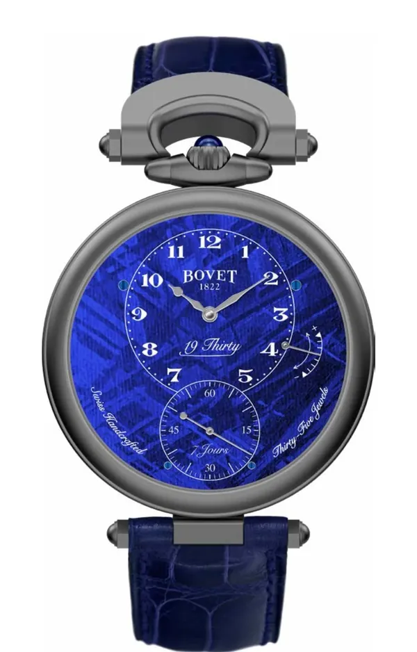 BOVET Fleurier 19Thirty NTT0011 Blue Meteorite Dial