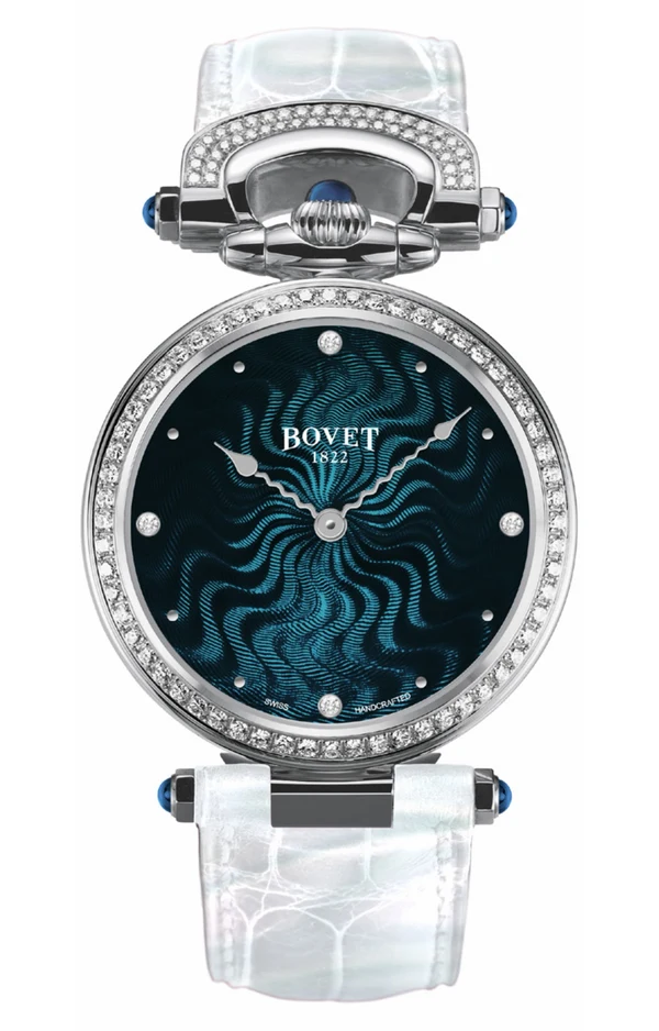 BOVET Miss Audrey AS36062 Petrole Blue Guilloché Dial