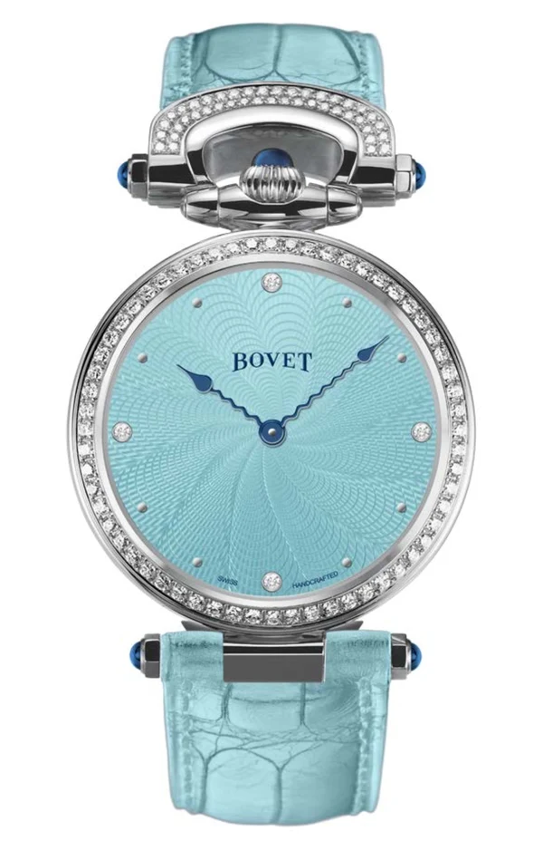 BOVET Miss Audrey AS36075 Pale Blue Guilloché Dial