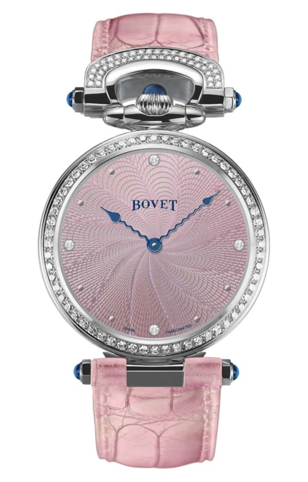 BOVET Miss Audrey AS36076 Pale Rose Guilloché Dial