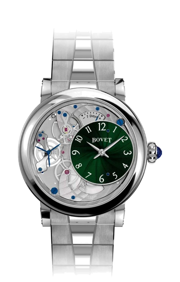 BOVET Récital 12 Titanium Green Guilloché R12C2-0002