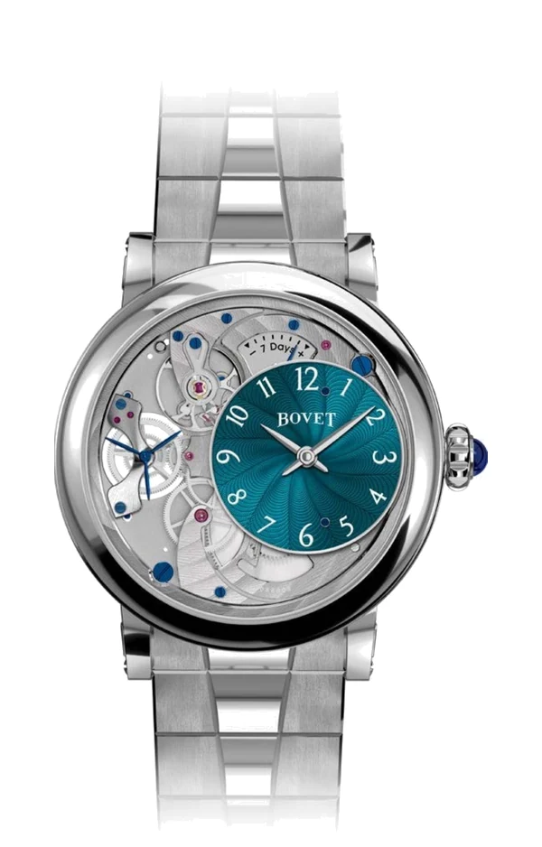 BOVET Récital 12 Titanium Turquoise Guilloché R12C2-0004