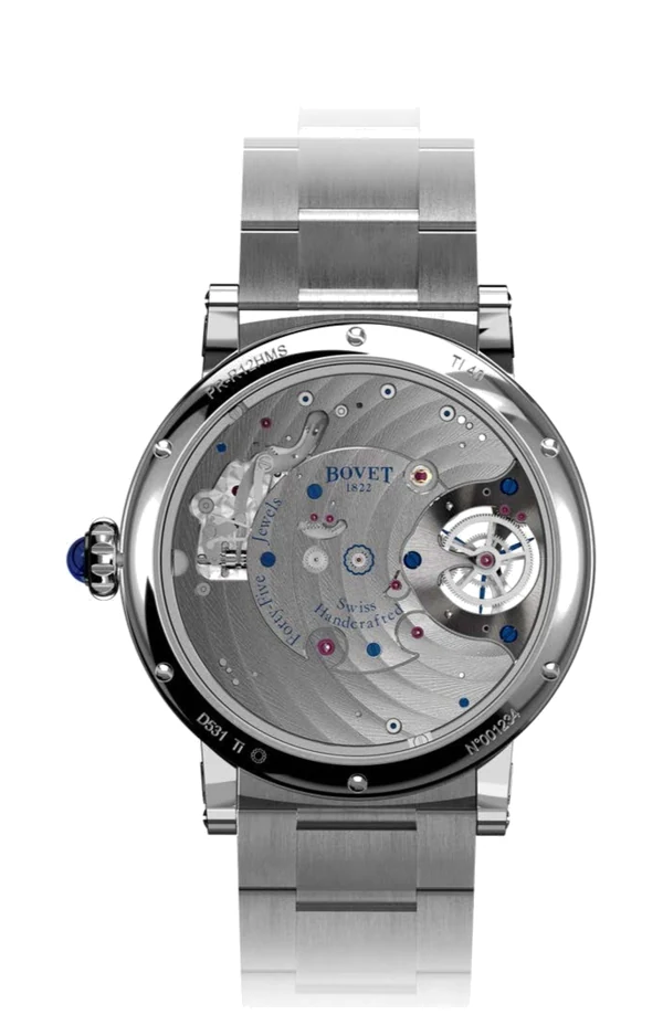 BOVET Récital 12 Titanium Green Guilloché R12C2-0002 ケースバック