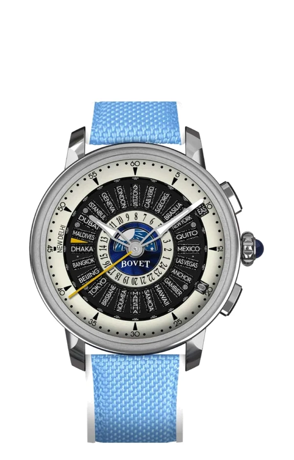BOVET Récital 30 Titanium Blue Lotus Guilloché R30-0001