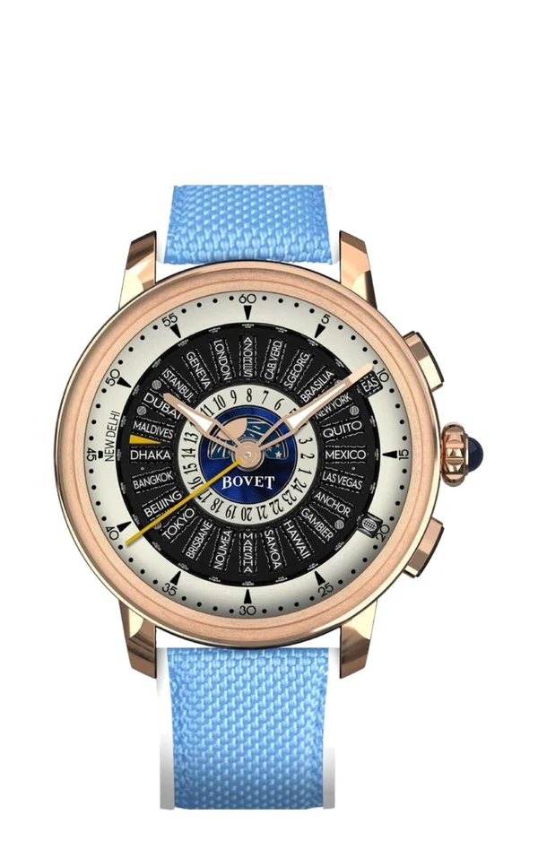BOVET Récital 30 18K Red Gold Blue Lotus Guilloché R30-0003