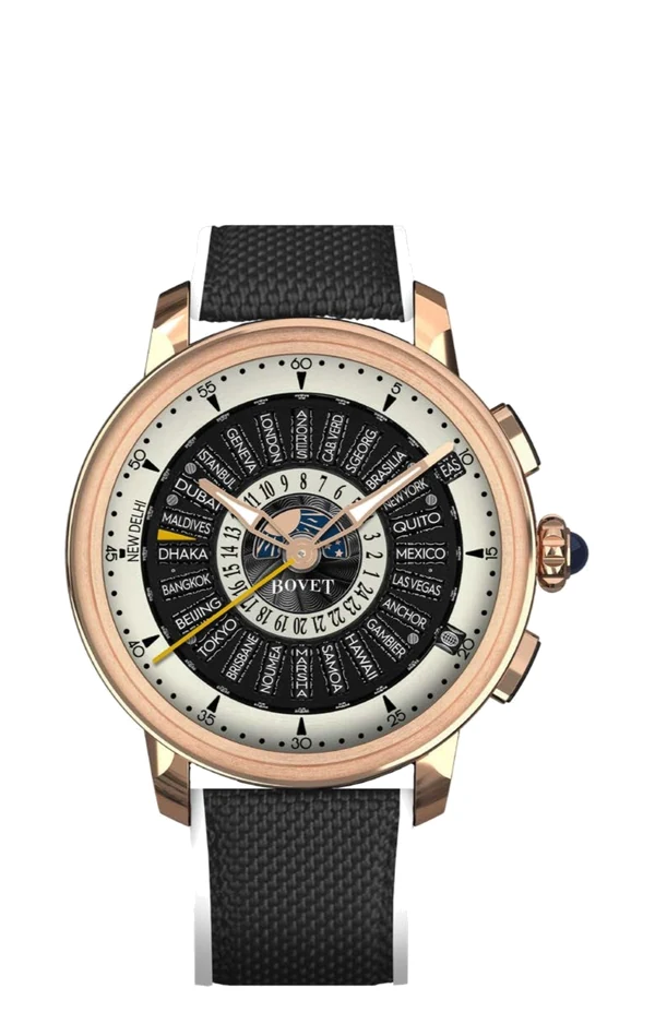 BOVET Récital 30 18K Red Gold Kiska Black Lotus Guilloché R30-0030