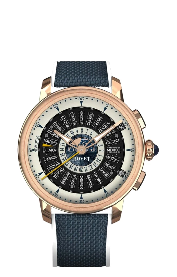BOVET Récital 30 18K Red Gold Hemera Blue Lotus Guilloché R30-0032